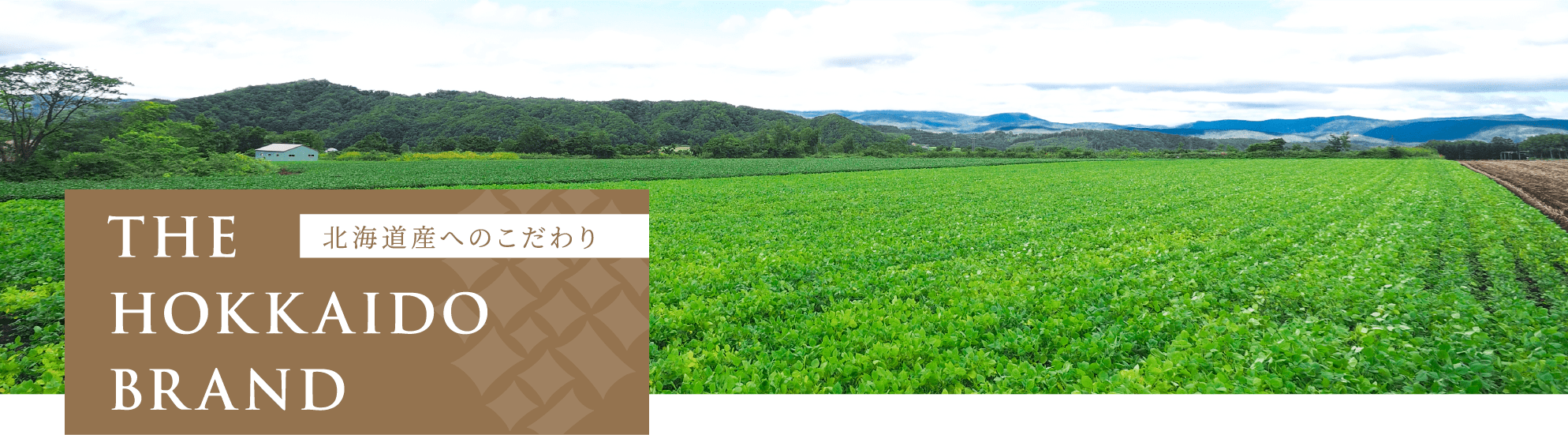 北海道産へのこだわり